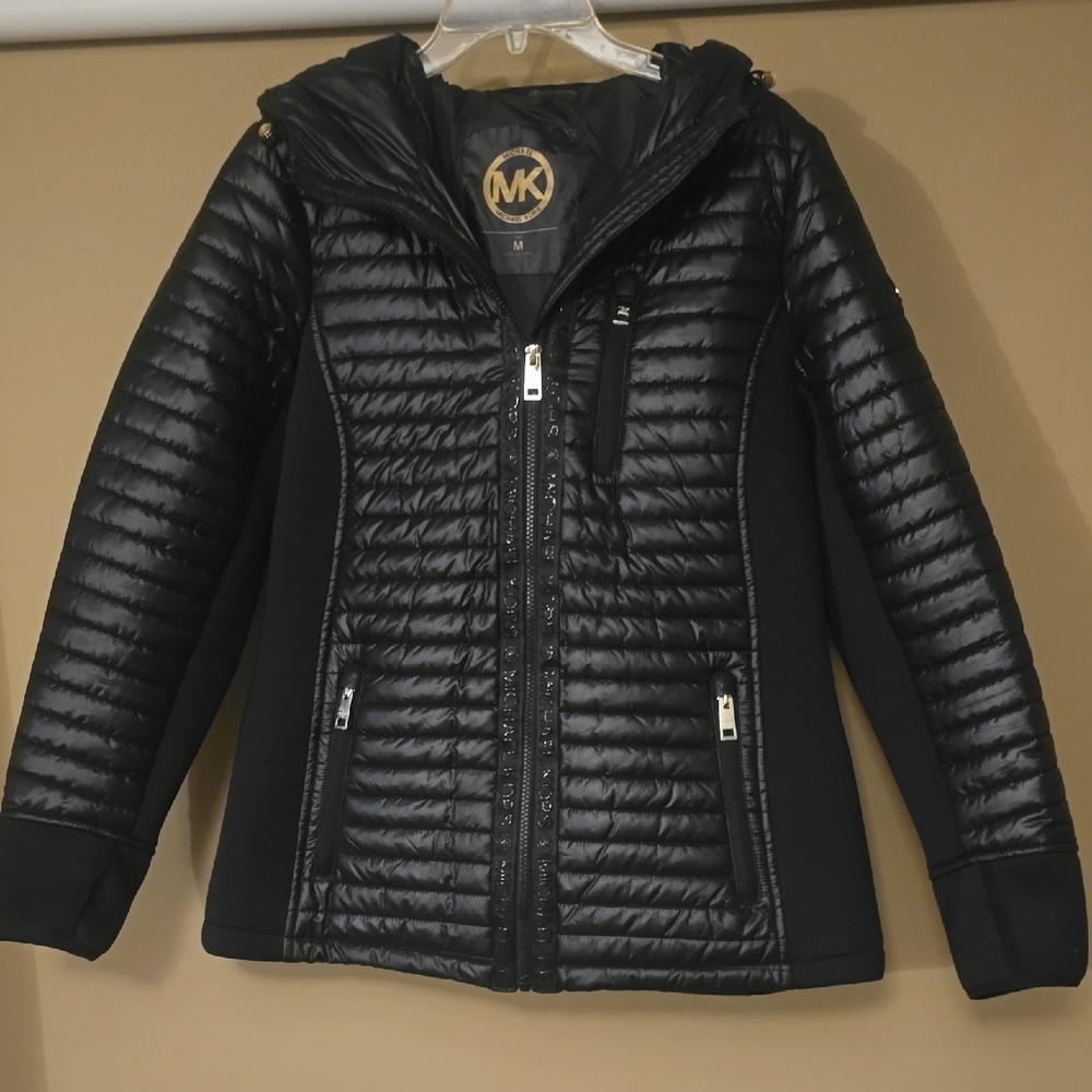 Michael Kors Women's Quilted Black Puffer Jacket